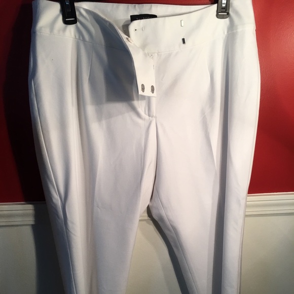 Talbots white slim fit pant - Picture 3 of 5